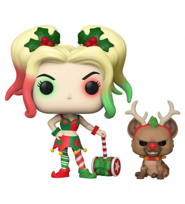 HARLEY QUINN WITH HELPER / SUPER HEROES / FIGURINE FUNKO POP