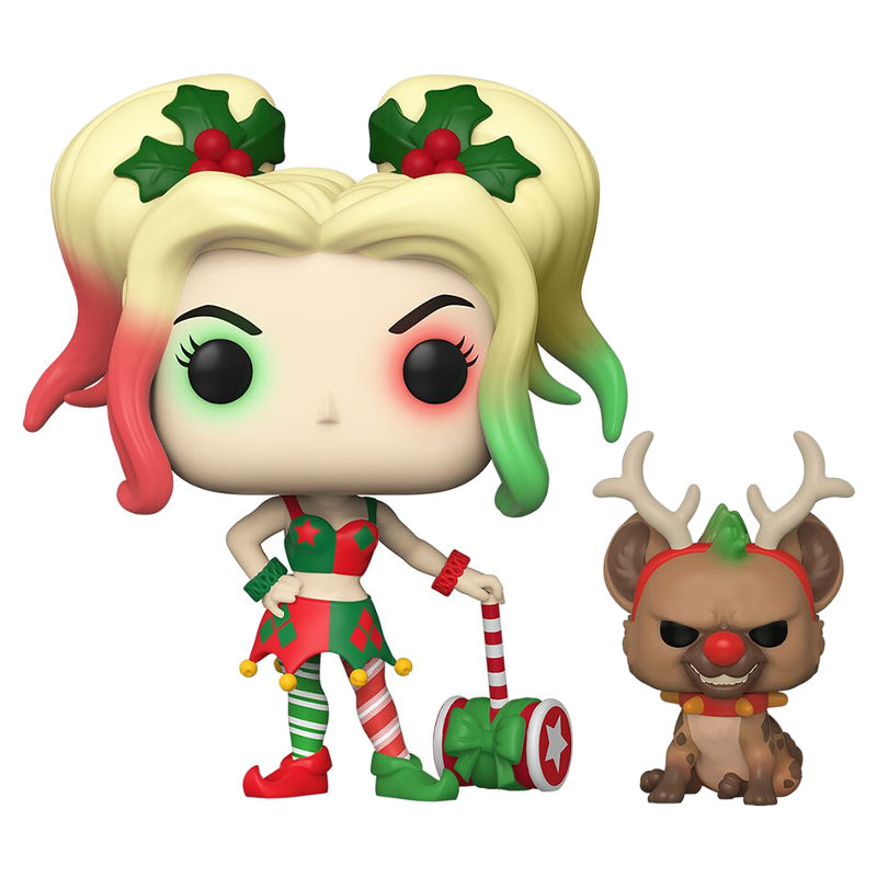 HARLEY QUINN WITH HELPER / SUPER HEROES / FIGURINE FUNKO POP