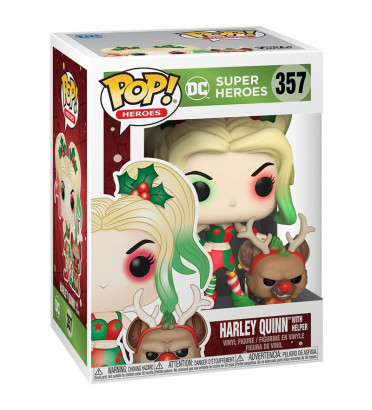 HARLEY QUINN WITH HELPER / SUPER HEROES / FIGURINE FUNKO POP