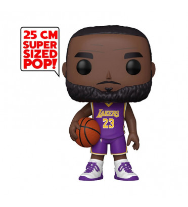 LEBRON JAMES MAILLOT VIOLET SUPER OVERSIZED / LOS ANGELES LAKERS / FIGURINE FUNKO POP