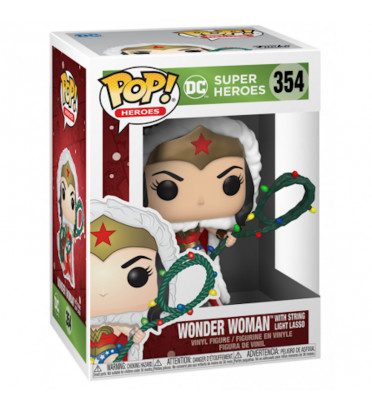 WONDER WOMAN WITH STRING LIGHT LASSO / SUPER HEROES / FIGURINE FUNKO POP