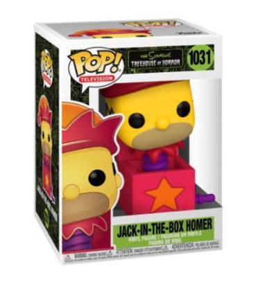 JACK IN THE BOX HOMER / LES SIMPSONS TREEHOUSE OF HORROR / FIGURINE FUNKO POP JACK IN THE BOX HOMER / LES SIMPSONS TREEHOUSE OF HORROR / FIGURINE FUNKO POP