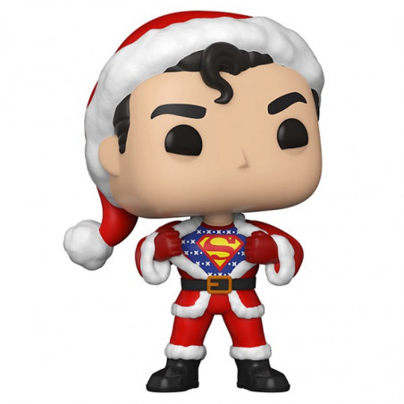 SUPERMAN IN HOLIDAY SWEATER / SUPER HEROES / FIGURINE FUNKO POP