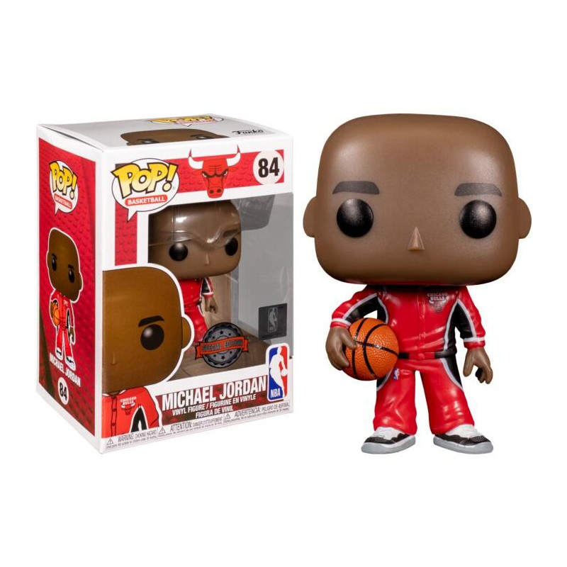 MICHAEL JORDAN REDWARM UPS / CHICAGO BULLS / FIGURINE FUNKO POP / EXCLUSIVE SPECIAL EDITION