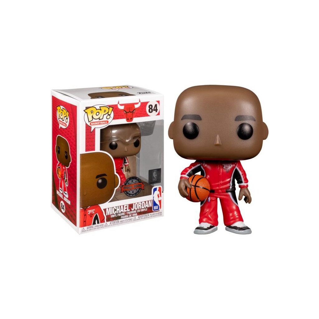 Figurine Michael Jordan Redwarm Ups / Chicago Bulls / Funko Pop NBA 84 /  Exclusive Spécial Edition