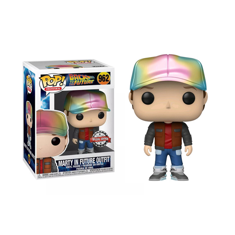 MARTY IN FUTURE OUTFIT METALLIC / RETOUR VERS LE FUTUR / FIGURINE FUNKO POP