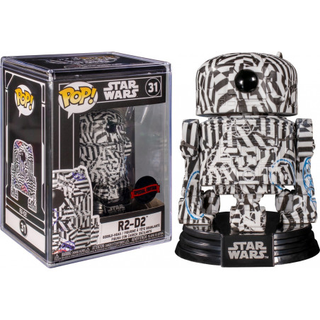 R2-D2 FUTURA WITH POP PROTECTOR / STAR WARS / FIGURINE FUNKO POP / EXCLUSIVE SPECIAL EDITION