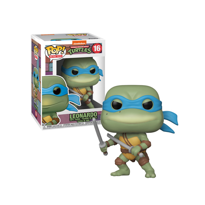 LEONARDO DOUBLE EPEE / LES TORTUES NINJA / FIGURINE FUNKO POP