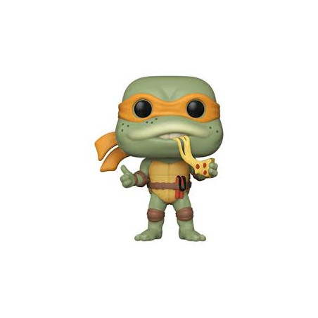 MICHELANGELO AVEC PIZZA / LES TORTUES NINJA / FIGURINE FUNKO POP