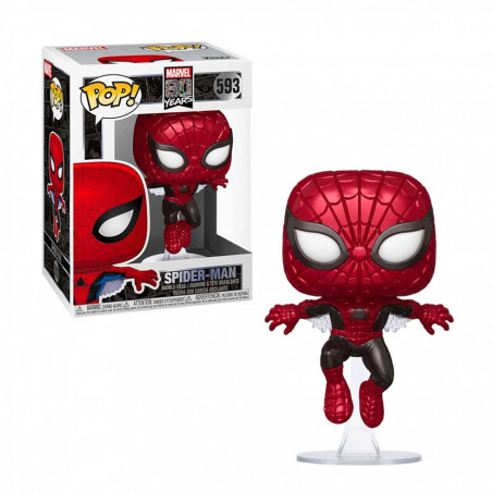 SPIDER-MAN METALLIC FIRST APPEARANCE / MARVEL 80 YEARS / FIGURINE FUNKO POP / EXCLUSIVE SPECIAL EDTION
