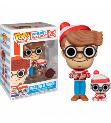 WALDO ET WOOF / OU EST CHARLIE / FIGURINE FUNKO POP / EXCLUSIVE SPECIAL EDITION