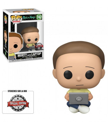 MORTY WITH LAPTOP / RICK ET MORTY / FIGURINE FUNKO POP / EXCLUSIVE SPECIAL EDITION