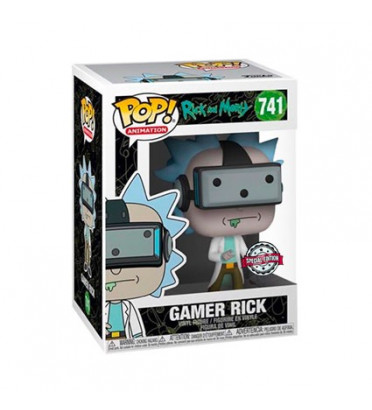 GAMER RICK / RICK ET MORTY / FIGURINE FUNKO POP / EXCLUSIVE SPECIAL EDITION