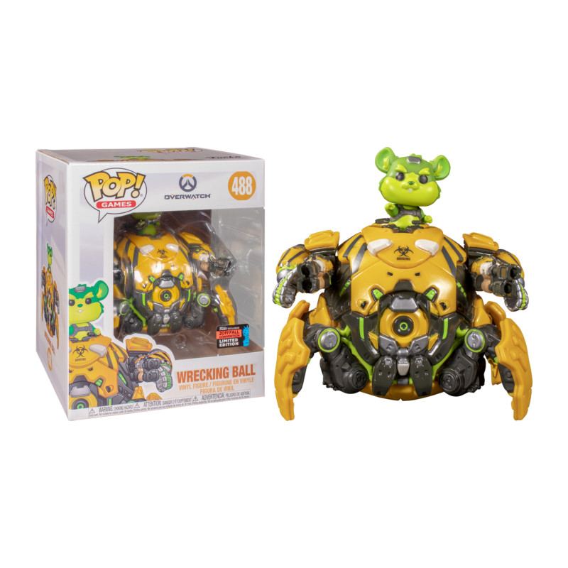 TOXIC WRECKING BALL OVERSIZED / OVERWATCH / FIGURINE FUNKO POP / EXCLUSIVE NYCC 2019