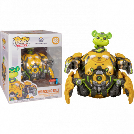 TOXIC WRECKING BALL OVERSIZED / OVERWATCH / FIGURINE FUNKO POP / EXCLUSIVE NYCC 2019