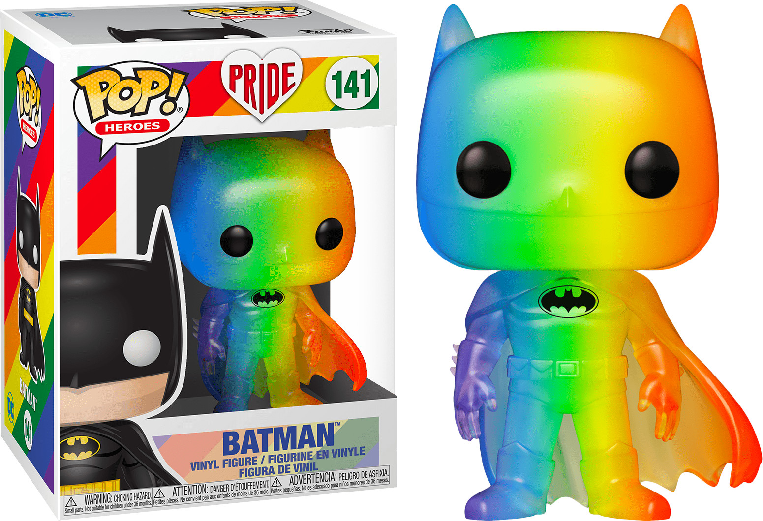 Figurine Batman Rainbow Pride Funko Pop Heroes 141