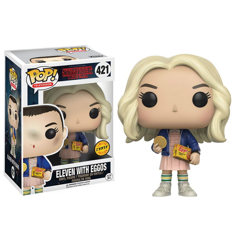 ELEVEN WITH EGGOS / STRANGER THINGS / FIGURINE FUNKO POP / CHASE