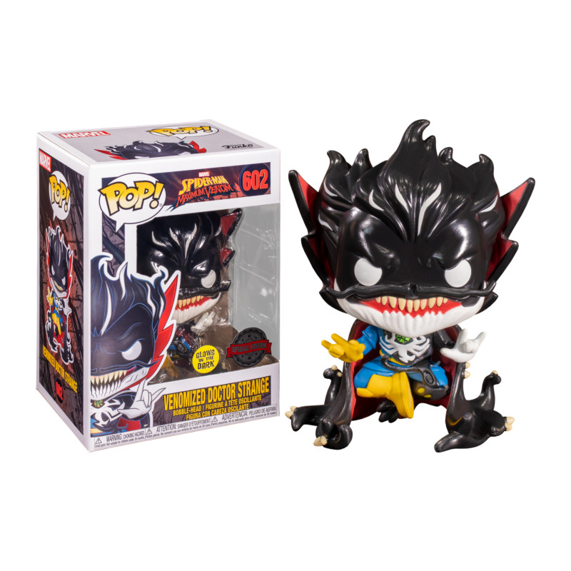 VENOMIZED DOCTOR STRANGE / SPIDERMAN MAXIMUM VENOM / FIGURINE FUNKO POP / EXCLUSIVE SPECIAL EDITION / GITD