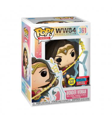 WONDER WOMAN LIGHTNING / WONDER WOMAN 1984 / FIGURINE FUNKO POP / EXCLUSIVE NYCC 2020 / GITD