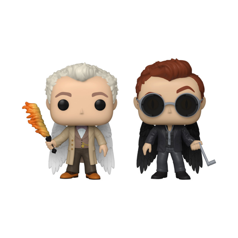 2 PACK AZIRAPHALE AND CROWLEY / GOOD OMENS / FIGURINE FUNKO POP / SPECIALTY SERIES