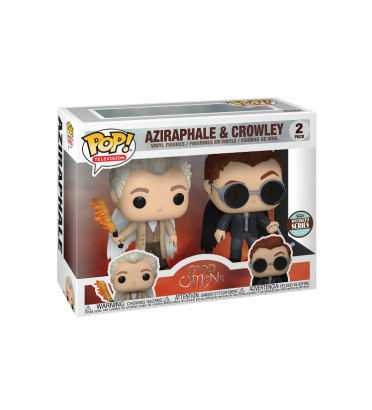 2 PACK AZIRAPHALE AND CROWLEY / GOOD OMENS / FIGURINE FUNKO POP / SPECIALTY SERIES 2 PACK AZIRAPHALE AND CROWLEY / GOOD OMENS / FIGURINE FUNKO POP / SPECIALTY SERIES