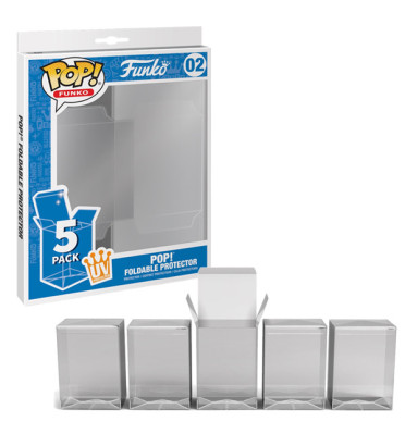 PACK DE 5 PROTECTEUR SOUPLE FUNKO / FIGURINE FUNKO POP