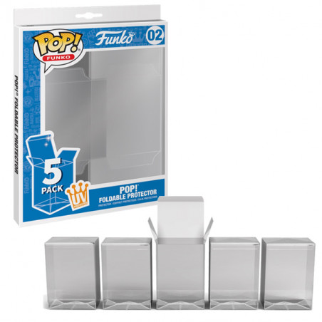 PACK DE 5 PROTECTEUR SOUPLE FUNKO / FIGURINE FUNKO POP