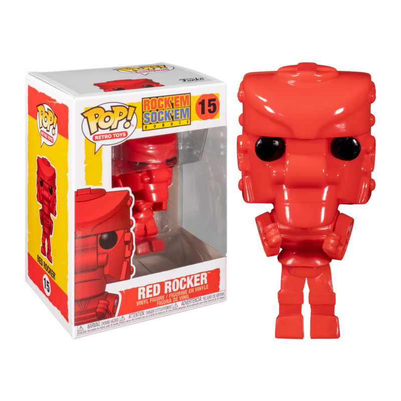 RED ROCKER / ROCK EM SOCK EM ROBOTS / FIGURINE FUNKO POP