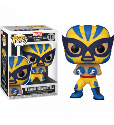 EL ANIMAL INDESTRUCTIBLE WOLVERINE / MARVEL LUCHADORES / FIGURINE FUNKO POP