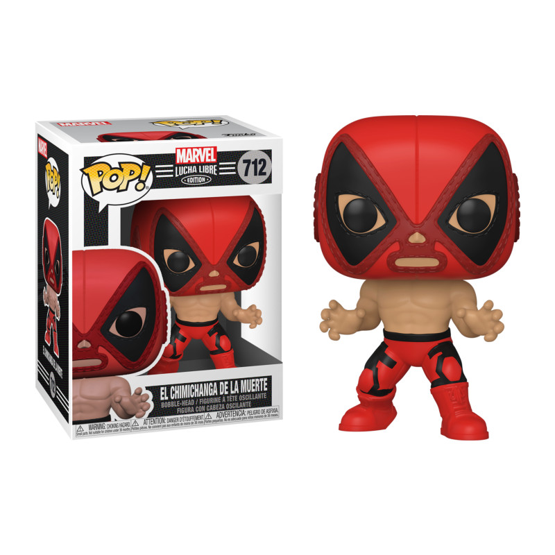 EL CHIMICHANGA DE LA MUERTE DEADPOOL / MARVEL LUCHADORES / FIGURINE FUNKO POP