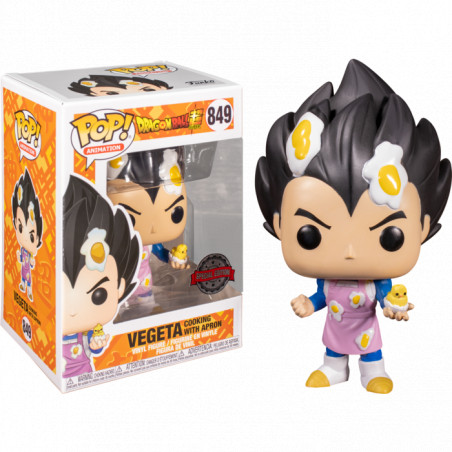 VEGETA COOKING WITH APRON / DRAGON BALL SUPER / FIGURINE FUNKO POP / EXCLUSIVE SPECIAL EDITION