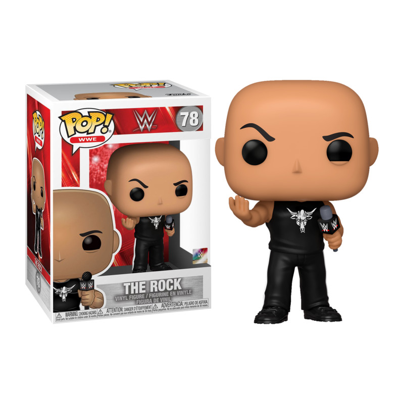 THE ROCK / WWE / FIGURINE FUNKO POP