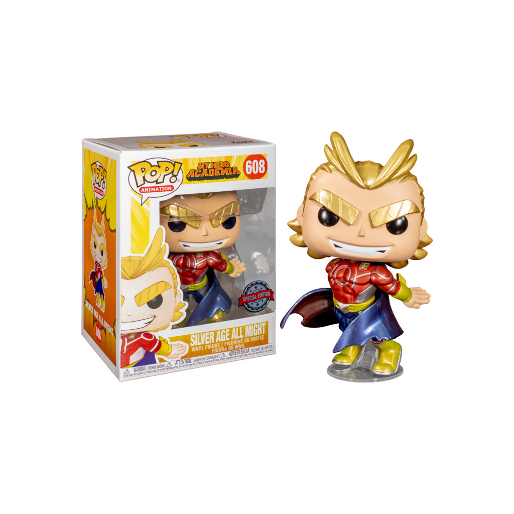 Funko Pop! Keychain Animation: My Hero Academia - All Might (Silver Age)