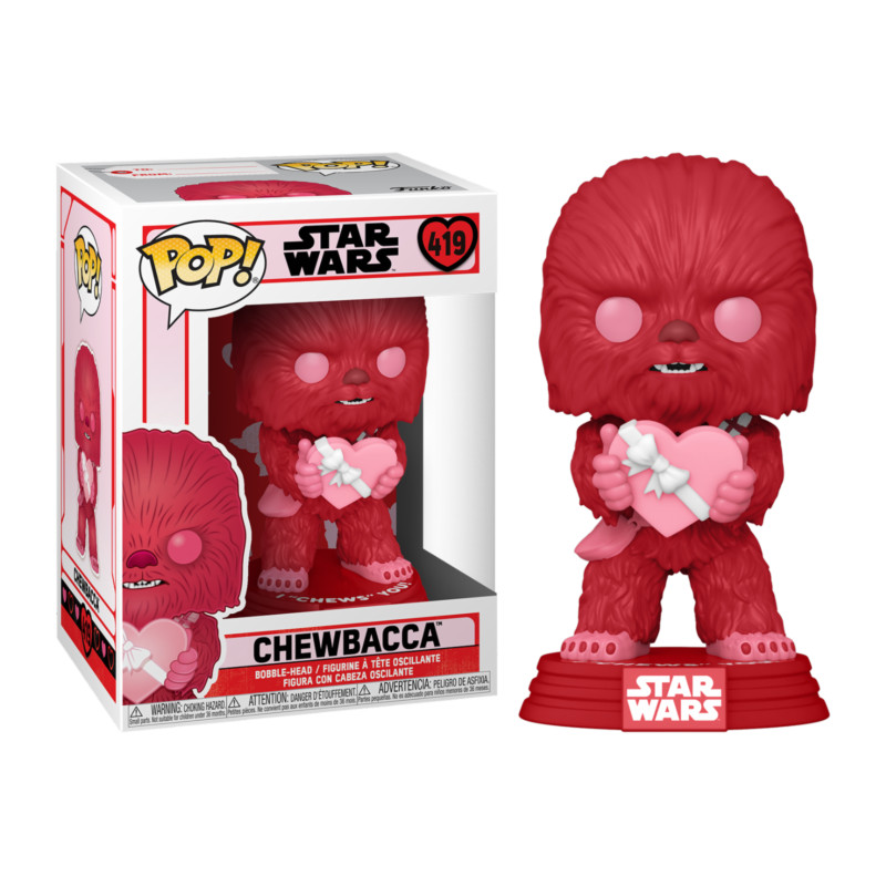 CHEWBACCA SAINT VALENTIN / STAR WARS / FIGURINE FUNKO POP