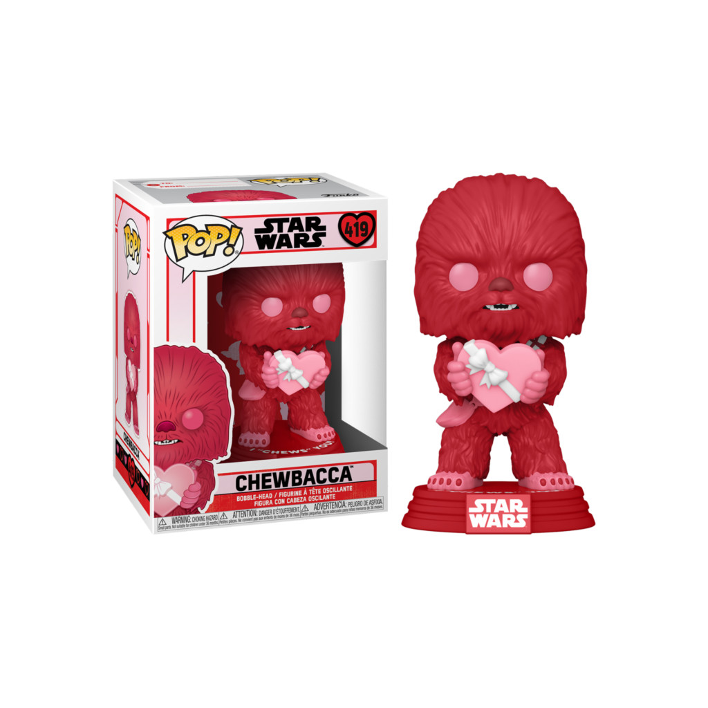 Figurine Chewbacca Saint Valentin / Star Wars / Funko Pop Movies 419