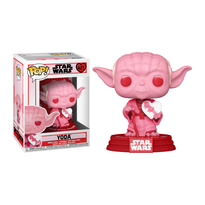 YODA SAINT VALENTIN / STAR WARS / FIGURINE FUNKO POP