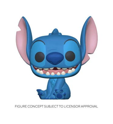SMILING SEATED STITCH SUPER OVERSIZED / LILO ET STITCH / FIGURINE FUNKO POP