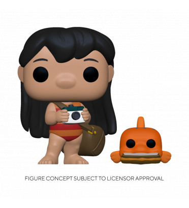 LILO WITH PUDGE / LILO ET STITCH / FIGURINE FUNKO POP