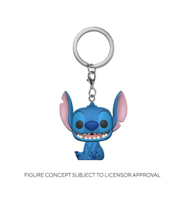 SMILING SEATED STITCH / LILO ET STITCH / FUNKO POCKET POP SMILING SEATED STITCH / LILO ET STITCH / FUNKO POCKET POP