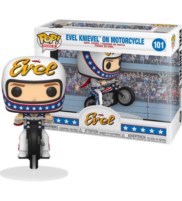 EVEL KNIEVEL ON MOTORCYCLE / EVEL KNIEVEL / FIGURINE FUNKO POP EVEL KNIEVEL ON MOTORCYCLE / EVEL KNIEVEL / FIGURINE FUNKO POP