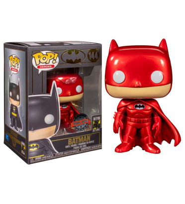 BATMAN RED METALLIC / BATMAN / FIGURINE FUNKO POP / EXCLUSIVE SPECIAL EDITION