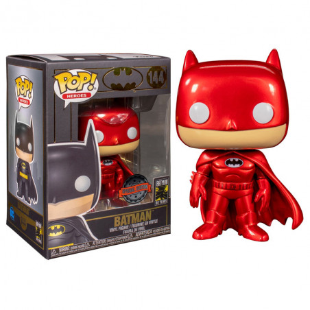 BATMAN RED METALLIC / BATMAN / FIGURINE FUNKO POP / EXCLUSIVE SPECIAL EDITION