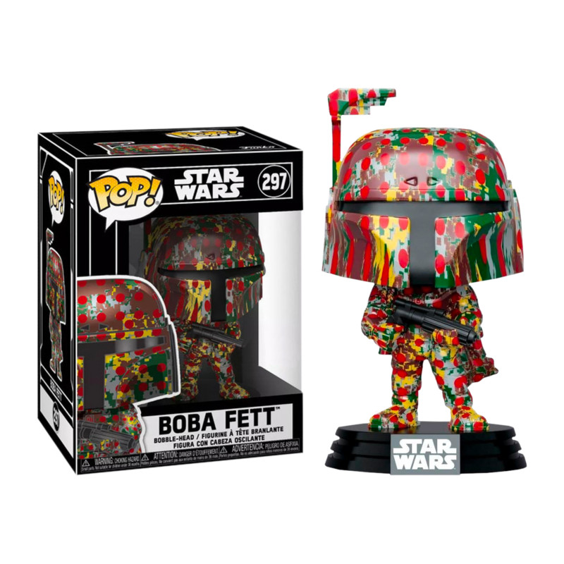 BOBA FETT FUTURA WITH POP PROTECTOR / STAR WARS / FIGURINE FUNKO POP