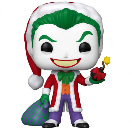 THE JOKER AS SANTA / SUPER HEROES / FIGURINE FUNKO POP