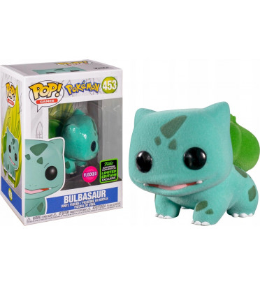 BULBASAUR FLOCKED / POKEMON / FIGURINE FUNKO POP / EXCLUSIVE ECCC 2020