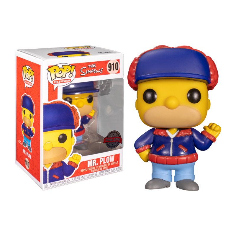 MR PLOW / LES SIMPSONS / FIGURINE FUNKO POP / EXCLUSIVE SPECIAL EDITION