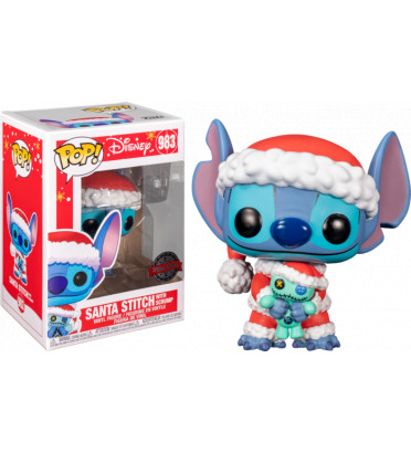 SANTA STITCH WITH SCRUMP / LILO ET STITCH / FIGURINE FUNKO POP / EXCLUSIVE SPECIAL EDITION