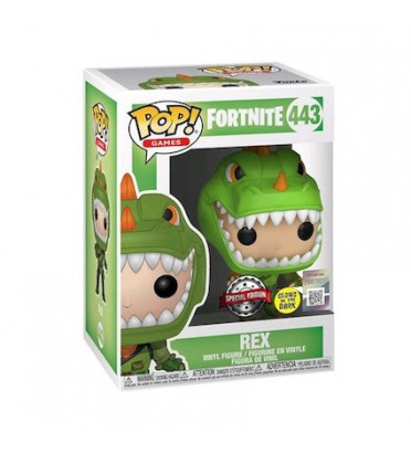 REX / FORTNITE / FIGURINE FUNKO POP / EXCLUSIVE SPECIAL EDITION / GITD