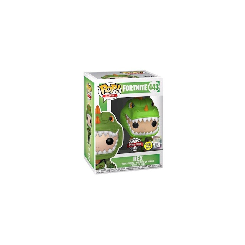 REX / FORTNITE / FIGURINE FUNKO POP / EXCLUSIVE SPECIAL EDITION / GITD