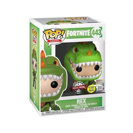 REX / FORTNITE / FIGURINE FUNKO POP / EXCLUSIVE SPECIAL EDITION / GITD